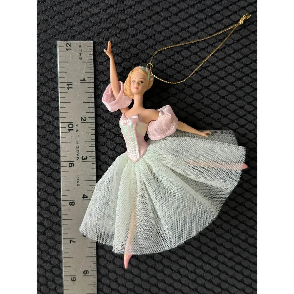 Barbie Ornament Ballerina Marzipan The Nutcracker 1999 Avon Sugar Plum Fairy